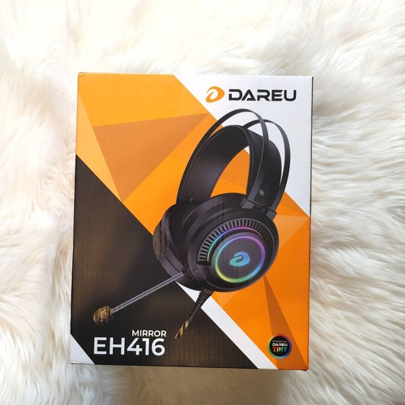 DAREU USB Gaming Headset with Microphone RGB Light Gaming Headset 7.1 - Picture 2 of 8